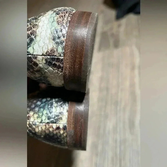 Madewell The Alex Loafers Snake Embossed Leather Size 8 Style - Picture 5 of 11